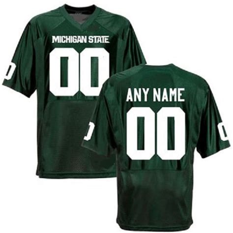 Michigan State Spartans Style Customizable Football Jersey – Best ...