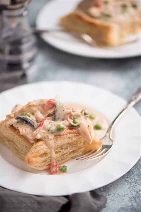 Chicken A La King With Puff Pastry - Design Corral