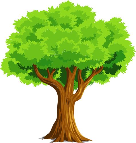 Colorful Natural Tree Vector Clipart image - Free stock photo - Public ...