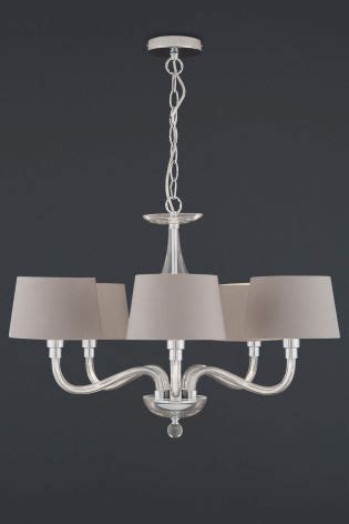 Buy Knightsbridge 5 Light Glass Chandelier With Shades from the Next UK online… Kitchen Ceiling ...