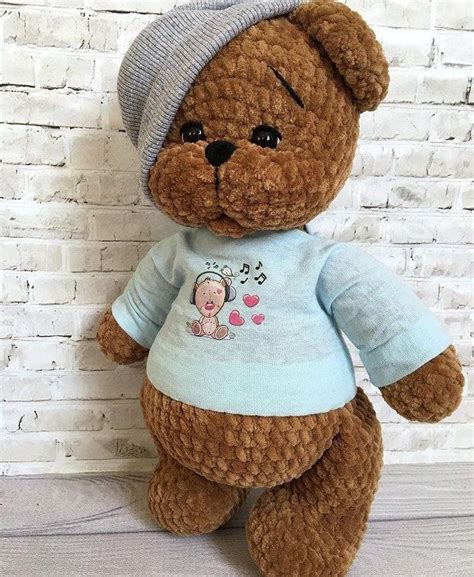 Crochet Plush Bear Pattern PDF Pattern for Toy Amigurumi Gift - Etsy