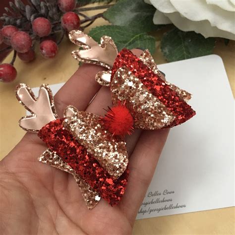 Christmas Hair Bow Christmas Bow Christmas Hair Clip - Etsy