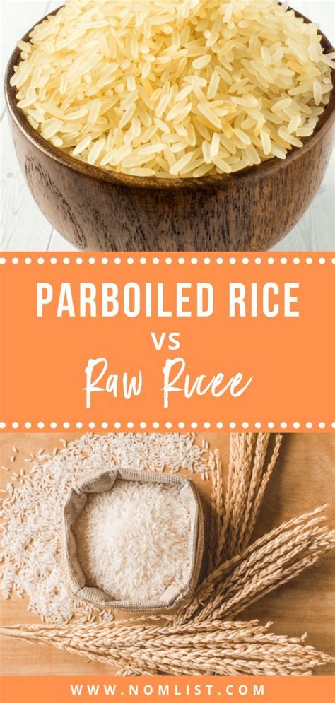 Parboiled Rice vs Raw Rice: Battle of the Tastes