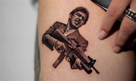 Tony montana tattoo ideas photos