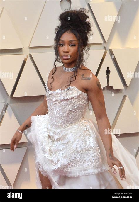 SZA arrives on the red carpet for the 91st annual Academy Awards at the Dolby Theatre in the ...