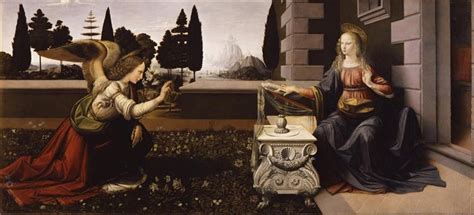 Annunciation, c.1472 - Leonardo da Vinci - WikiArt.org