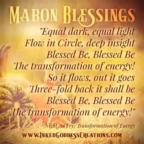 ~ Mabon Blessings ~ Blessed Mabon, Merry Equinox, and Happy Fall from ...