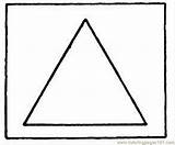 Triangle Coloring Page sketch template