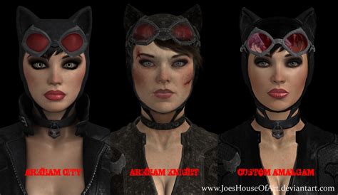 Arkham Catwoman - Comparison by ShaunsArtHouse on DeviantArt