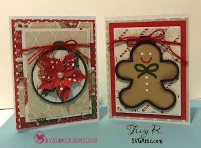 SVG Attic Blog: Christmas Cards made with Tags
