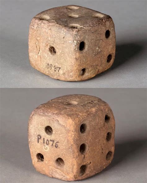 Dice made of terracotta from Indus Valley Civilization. Harappa ...