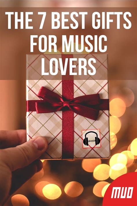 The 7 Best Gifts for Music Lovers | Gift for music lover, Gifts, Music ...