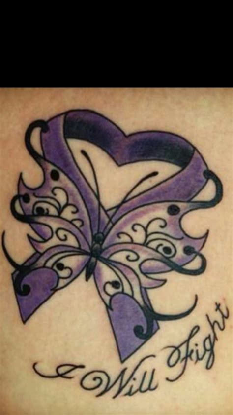 Organ donation ribbon instead with his name and dates | Purple ribbon tattoos, Cancer ribbon ...