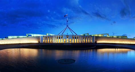 File:Parliament House Canberra Dusk Panorama.jpg - Wikipedia