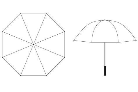 Clipart umbrella template, Clipart umbrella template Transparent FREE ...