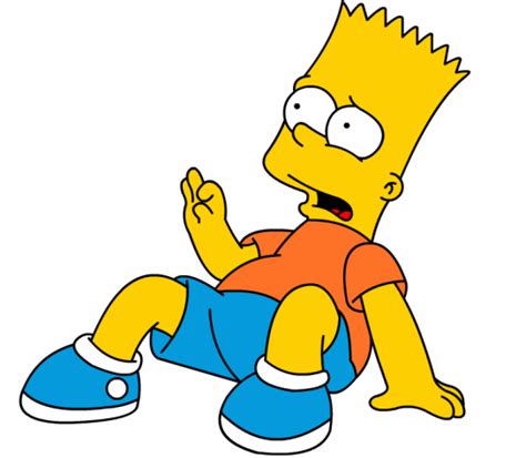 Bart Simpson Sitting - Desi Comments