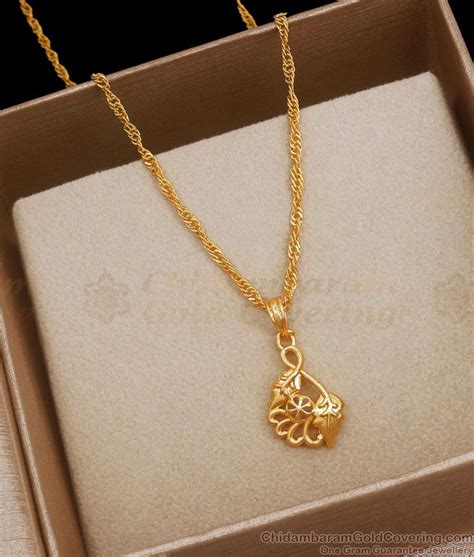 24K Gold Charm Pendant With Chains Collections SMDR2039