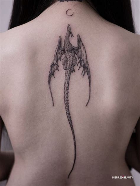 16 Dragon Spine Tattoo For Woman - Inspired Beauty