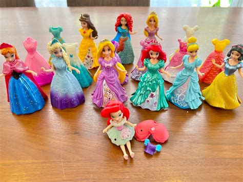 Disney Princess Magiclip (clip on) doll collection, Hobbies & Toys, Toys & Games on Carousell