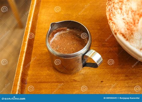 Brown Malt Syrup in the Small Glass Stock Image - Image of bowl, sauce: 88908449
