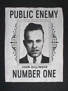 (872)GANGSTER JOHN DILLINGER PUBLIC ENEMY NUMBER ONE CRIME OUTLAW ...