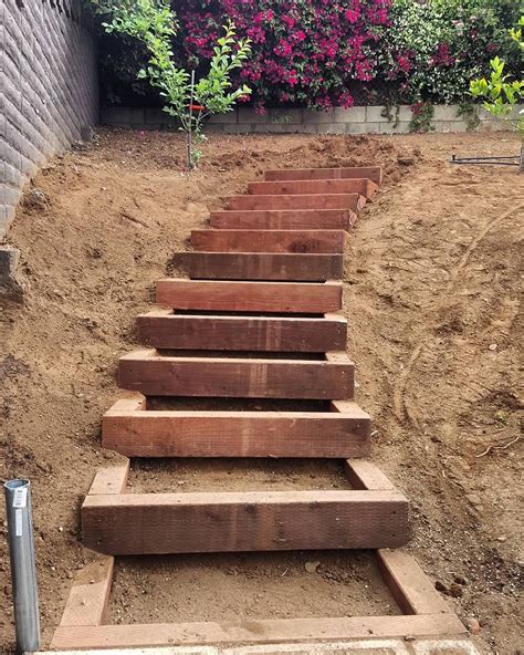 Timothy Gooden on Instagram: “Built a nice set of timber garden stairs ...