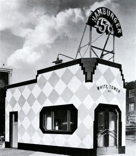 White Tower Hamburgers (Chicago, IL 1928) | Tower, Unique buildings, Art deco society