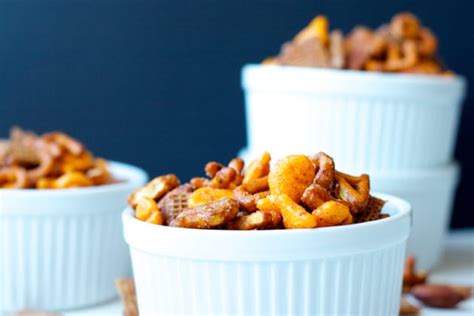 Sweet and Spicy Snack Mix Recipe - Food Fanatic