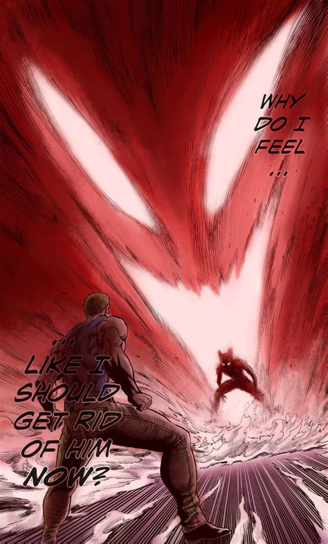 Some colored Garou panels | One punch man anime, Saitama one punch ...