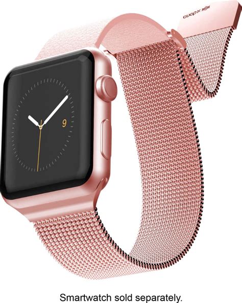 Raptic Hybrid Mesh Watch Band for Apple Watch 38mm, 40mm, 41mm Rose ...