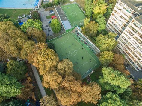 Aerial of Medic Sports Complex in Lviv - Creative Commons Bilder