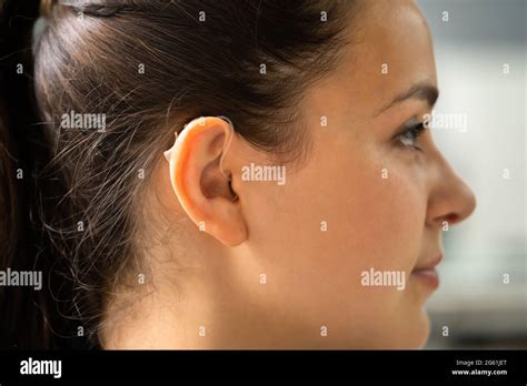 Hearing Aid Deaf Ear Audiology For Handicapped Stock Photo - Alamy