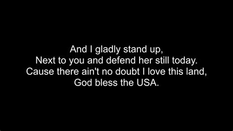 Lee Greenwood - God Bless The Usa Lyrics - God bless the usa lyrics ...