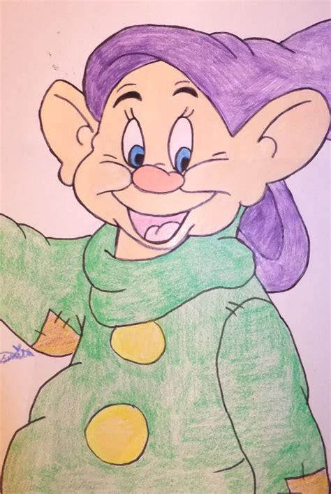 Dopey drawing by chloesmith8 on DeviantArt