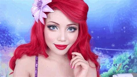 The Little Mermaid Makeup Tutorial - Disney Princess Ariel Hair ... | Faschingskostüme, Fasching ...