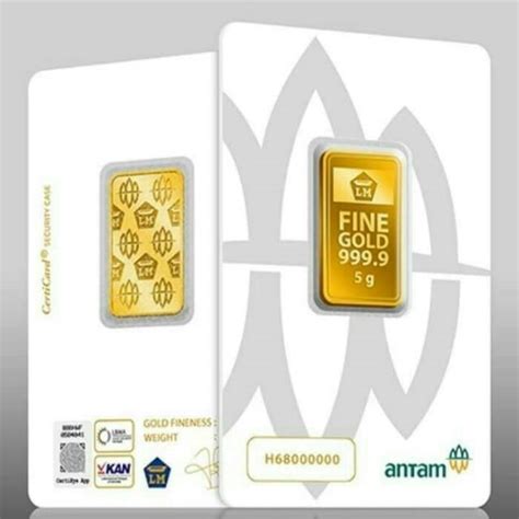 Gold ANTAM 5 Gram / 5Gr / 5 Gr / 3 Gram / 3Gr / 3 Gr / 2 Gram / 2Gr / 2 Gr / 1 Gram / 1Gr / 1 Gr ...