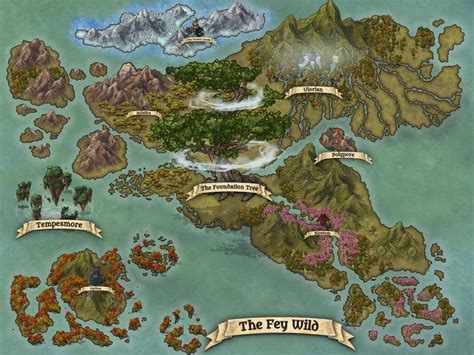 The Fey Wilds (My version for a homebrew setting) : inkarnate in 2021 ...