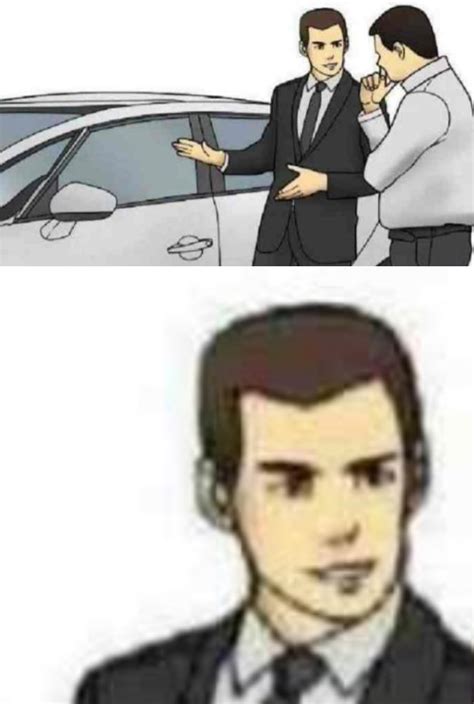 Car Salesman Slaps Roof Of Car 2 Blank Template - Imgflip