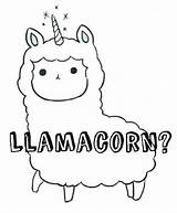 Llamacorn Coloring Pages  Free Printable For Kids sketch template