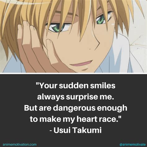 5 Usui Takumi Quotes About Love That Are Meaningful