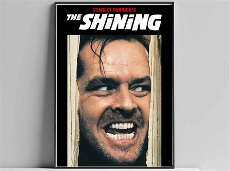 The Shining Here'S Johnny, Vintage Horror, Movie, Movie Prints Wall Art, Retro Film Original ...