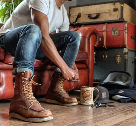 Pin by MW on Red Wing | Boots outfit men, Mens boots fashion, Work ...