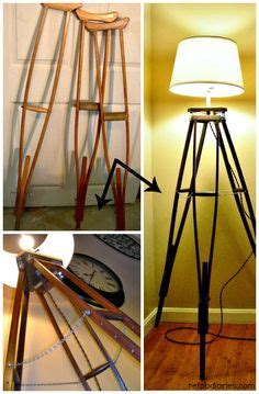 12 Ideas to Upcycle Your Old Crutches • Recyclart | Upcycle decor, Upcycle, Crutches