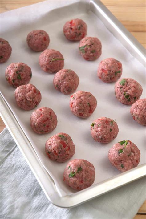 Bison Meatballs - In the Kitch