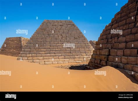 Details of the Meroe Pyramids, Sudan Stock Photo - Alamy