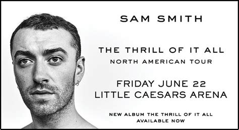 Little Caesars Arena Seating Chart Sam Smith | Awesome Home