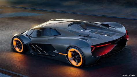 Lamborghini Terzo Millennio Concept | 2017MY | Rear Three-Quarter