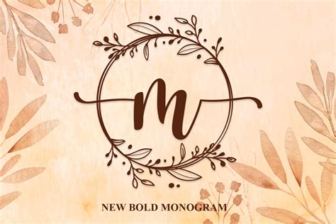 Wedding Monogram Font by Monogram, S.KOM · Creative Fabrica