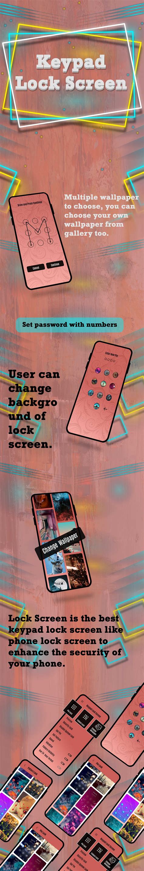 Keypad Lock Screen - Keypad Lock - Phone Secure - - code.market