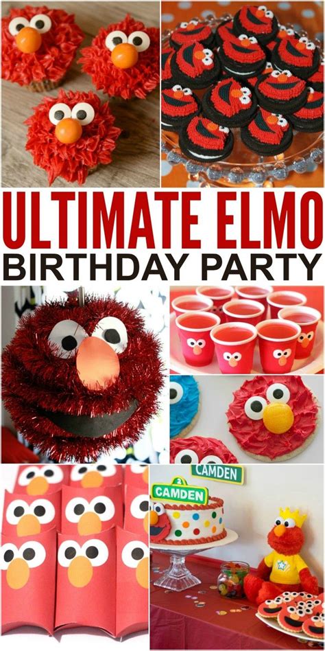 How to Throw the Ultimate Elmo Birthday Party to please any toddler on their birthday. Toddlers ...